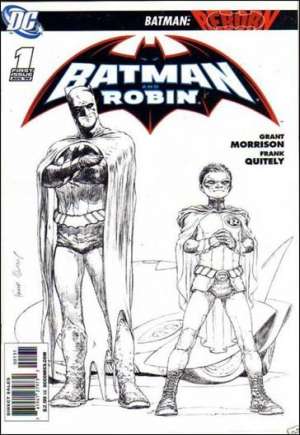 Black and White of Quitely Cover